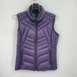 Bernardo purple down Puffer Vest Sz M Medium